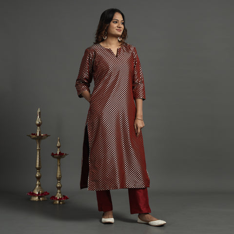 Banarasi Silk Kurta with Pant Set
