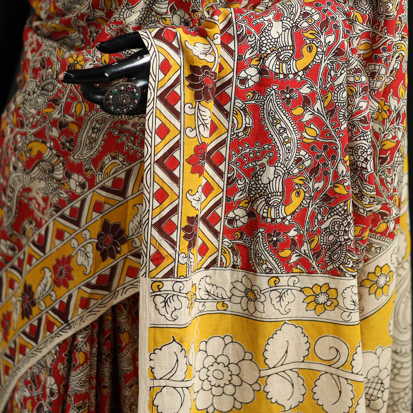 Kalamkari Printed Cotton Saree 55
