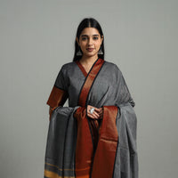 Grey - Cotton Dharwad Kurta Set with Palazzo & Dupatta 14