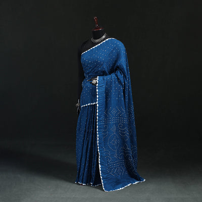 Kutch Bandhani Tie-Dye Cotton Saree 106