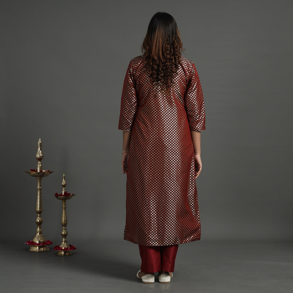 Banarasi Silk Kurta with Pant Set
