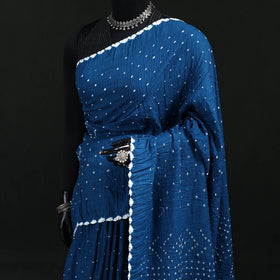 Kutch Bandhani Tie-Dye Cotton Saree 106