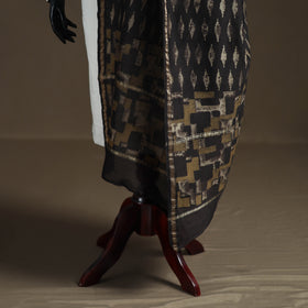 Akola Dabu Hand Block Print Chanderi Silk Handloom Dupatta 09