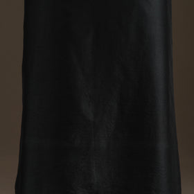 Black - Handpainted Srikalahasti Handloom Chanderi Silk Unstitched Kurta (2.3M) 16