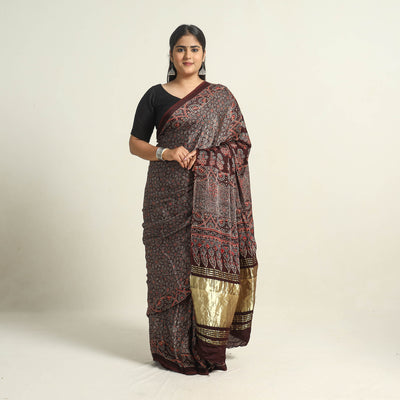 Ajrakh Saree