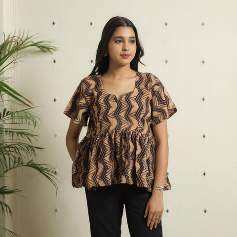 Ajrakh Crop Top 