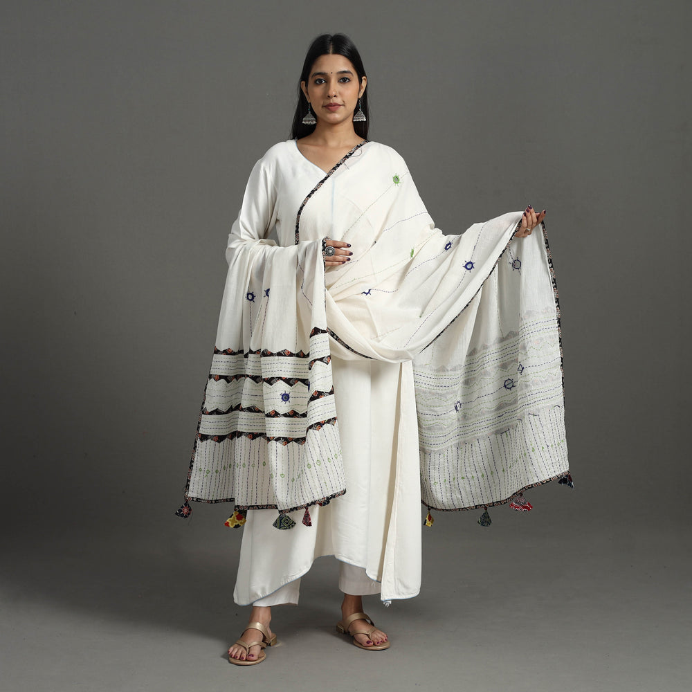 Tagai Kantha Dupatta 