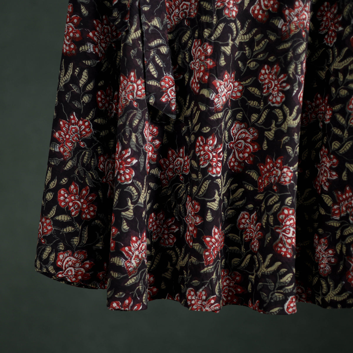 Bagru Hand Block Print Cotton Wrap Around Skirt 82