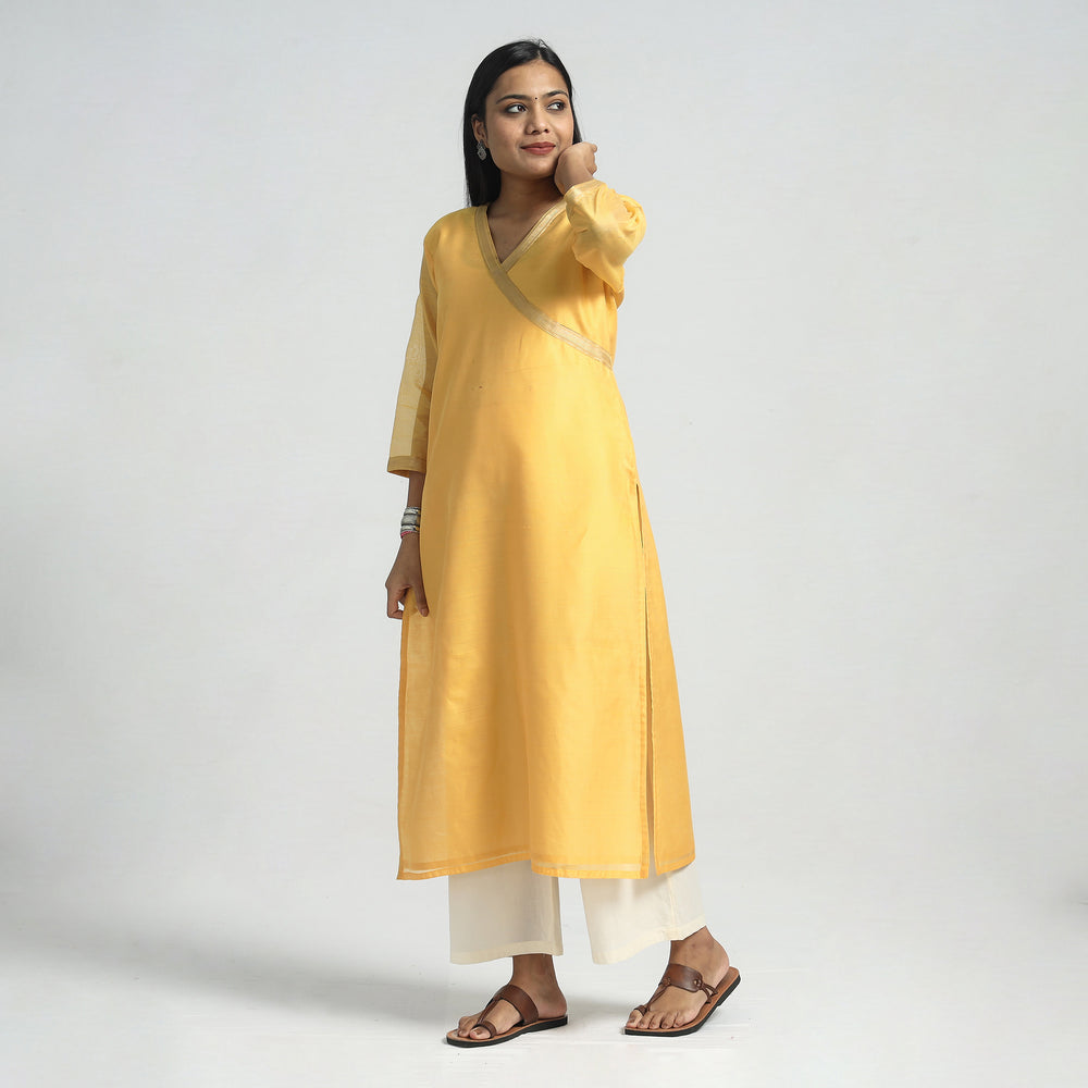 Maheshwari Cotton Kurta with Dupatta Set