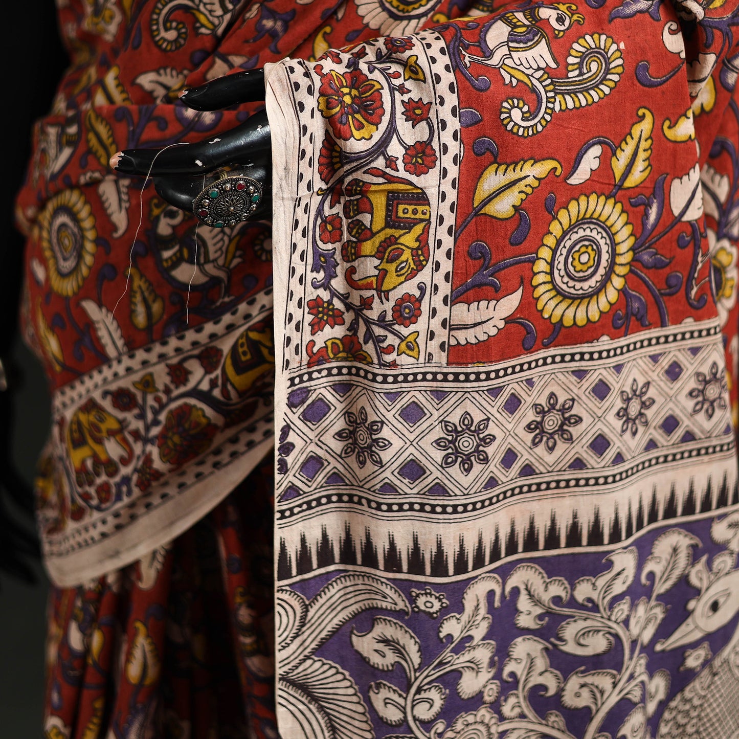 Kalamkari Printed Cotton Saree 56