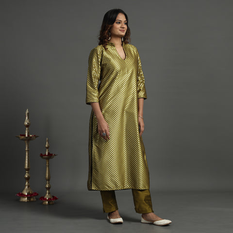 Banarasi Silk Kurta with Pant Set
