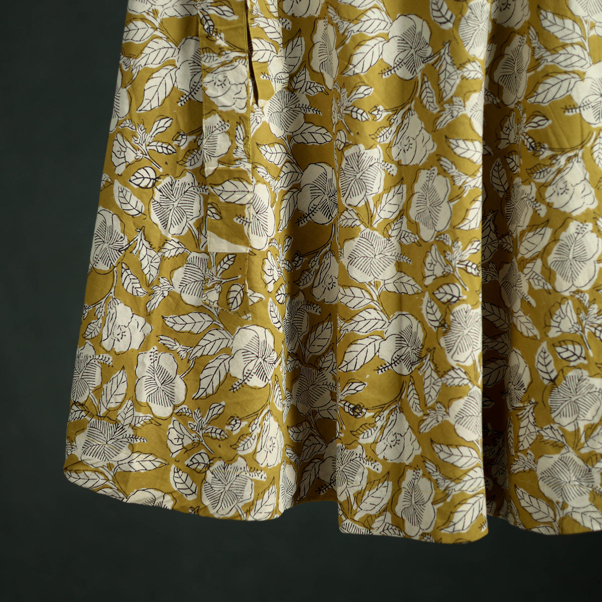 Bagru Hand Block Print Cotton Wrap Around Skirt 83