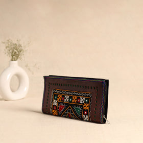 Traditional Kutch Hand Embroidery Leather Clutch / Wallet 45