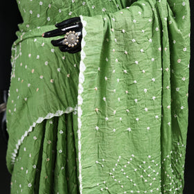 Kutch Bandhani Tie-Dye Cotton Saree 108
