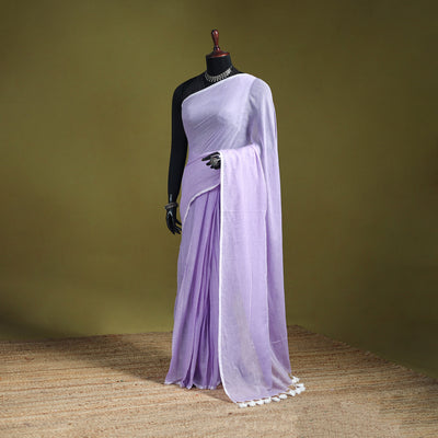 Plain Pure Mul Cotton Ready To Wear Saree 10