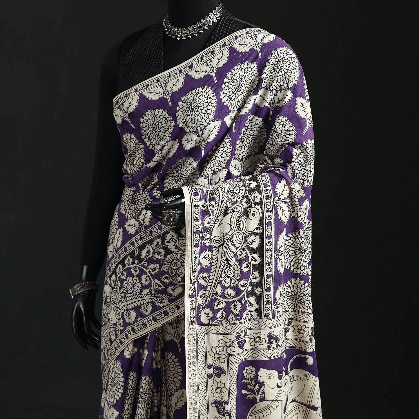 Kalamkari Printed Cotton Saree 57