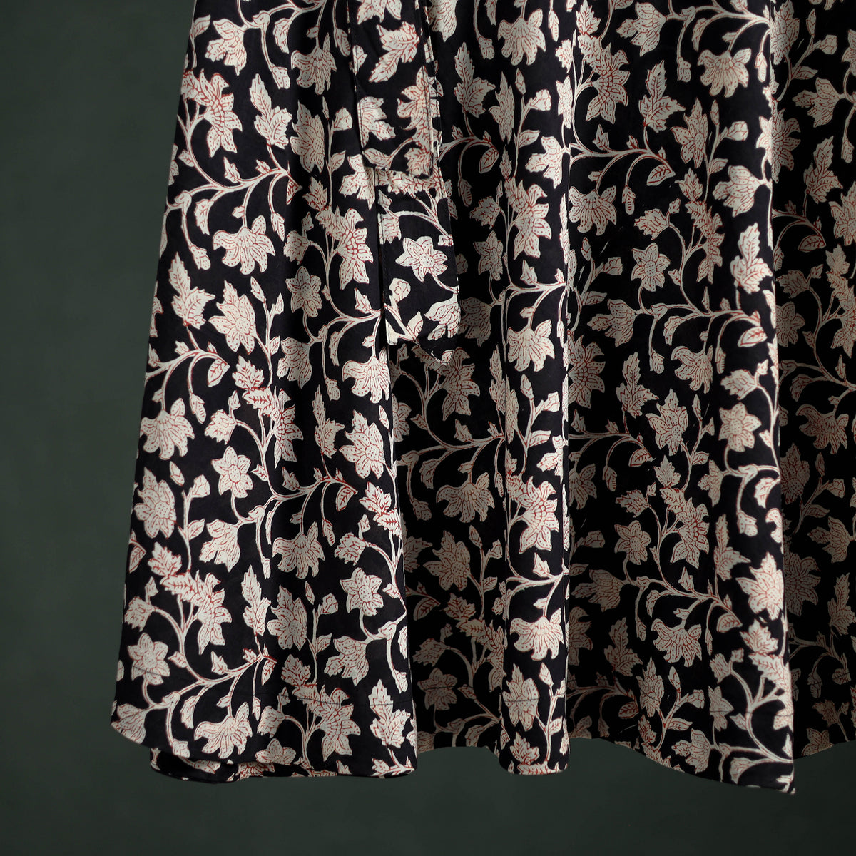Bagru Hand Block Print Cotton Wrap Around Skirt 84