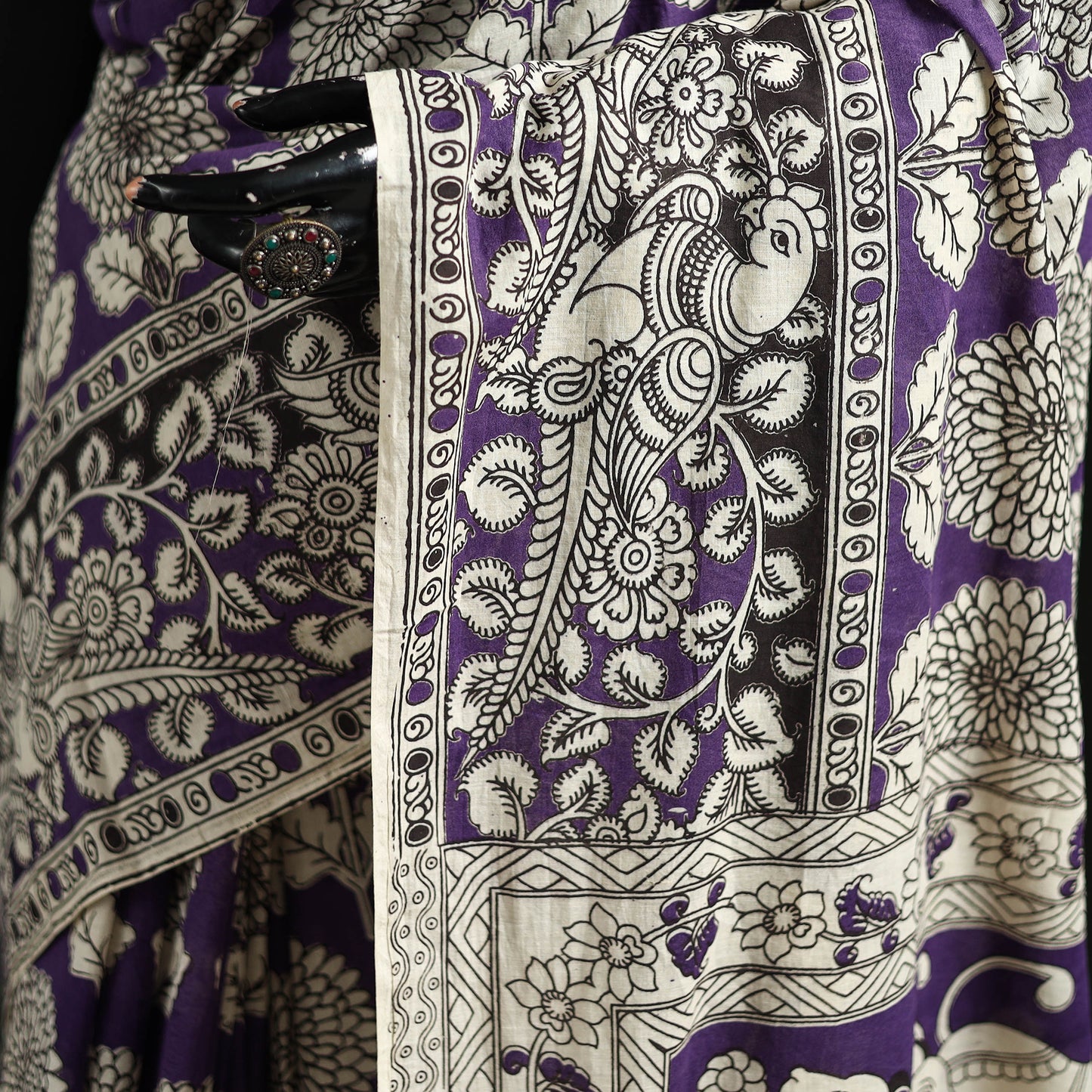 Kalamkari Printed Cotton Saree 57