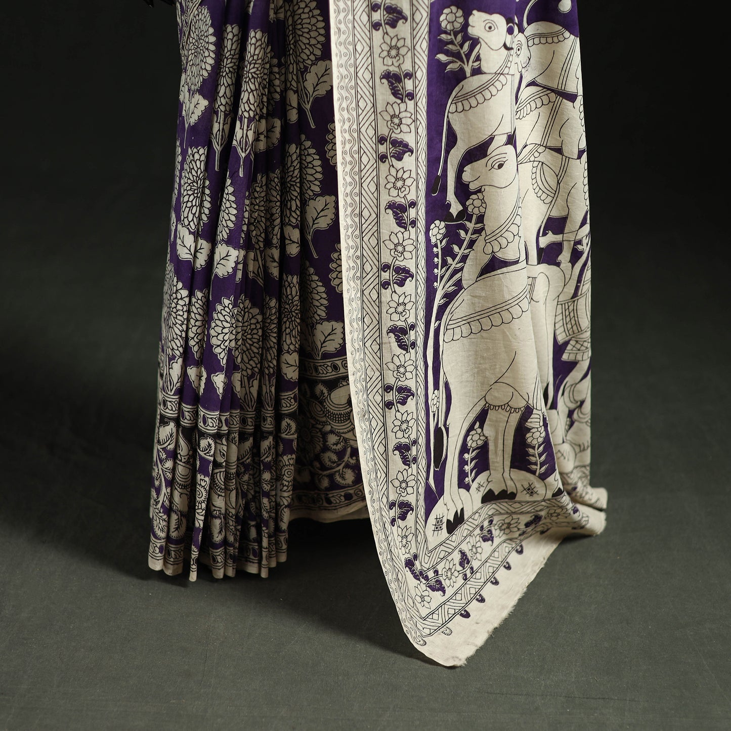 Kalamkari Printed Cotton Saree 57