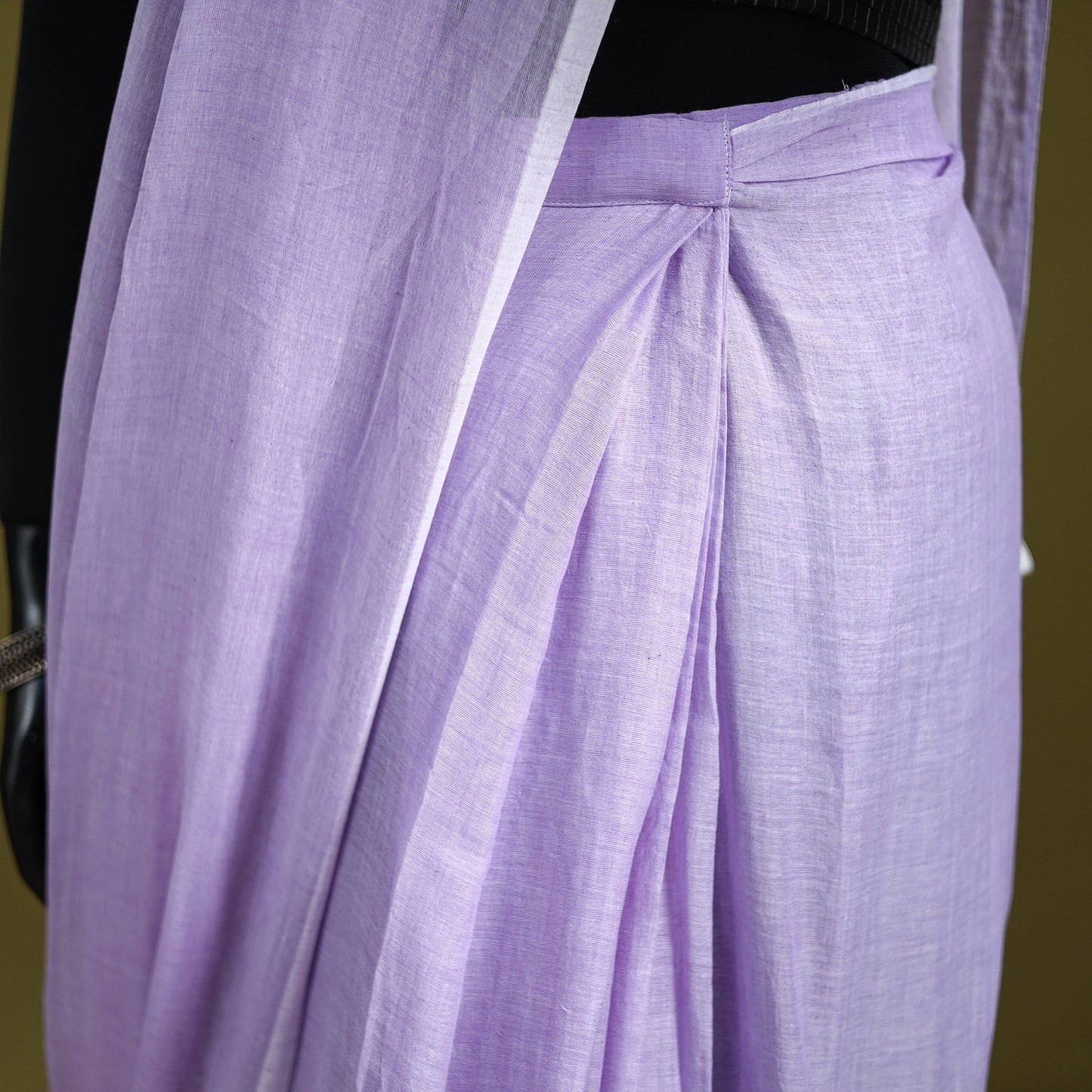 Plain Pure Mul Cotton Ready To Wear Saree 10