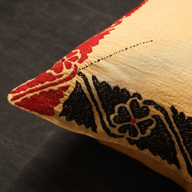 Buy Bengal Kantha Embroidery Cotton Cushion Cover 15 Online at iTokri.com