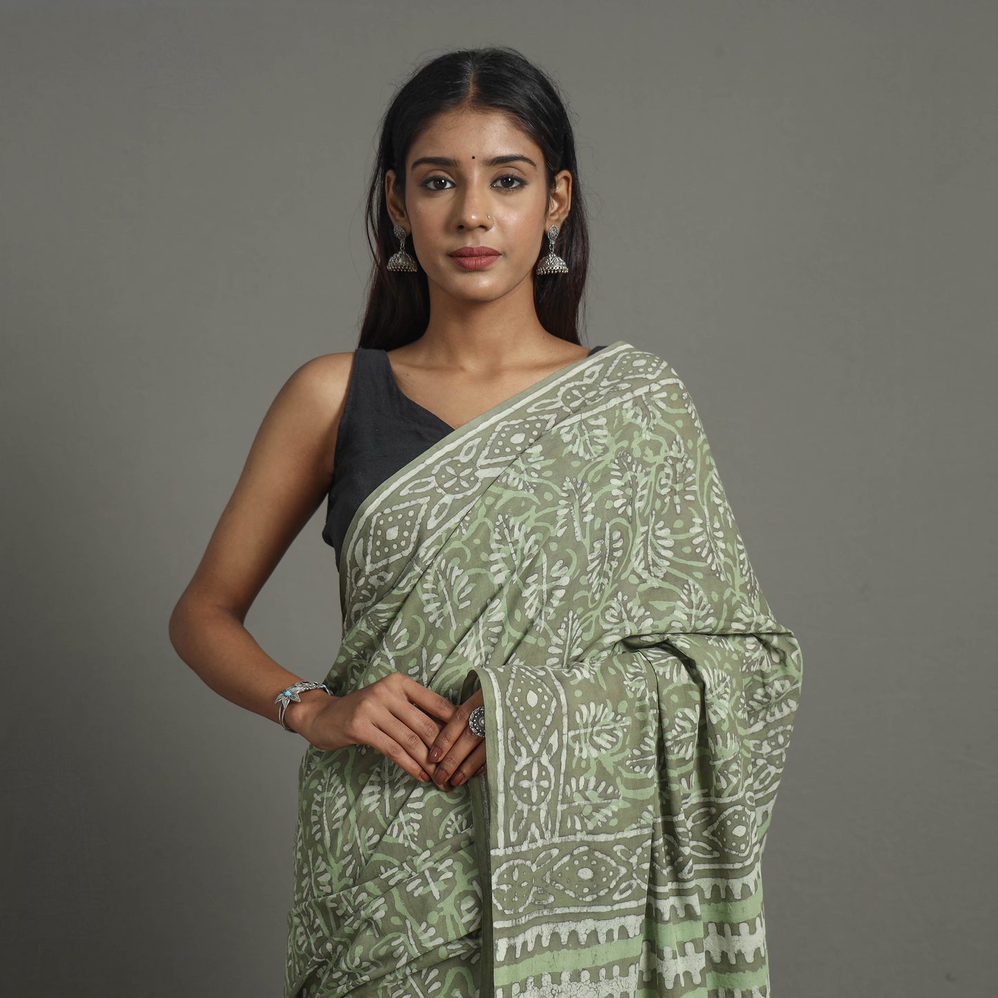 Bagru Saree