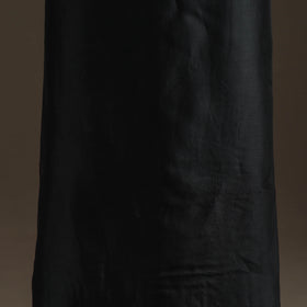 Black - Handpainted Srikalahasti Handloom Chanderi Silk Unstitched Kurta (2.3M) 20