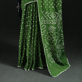 Kutch Bandhani Tie-Dye Cotton Saree 109