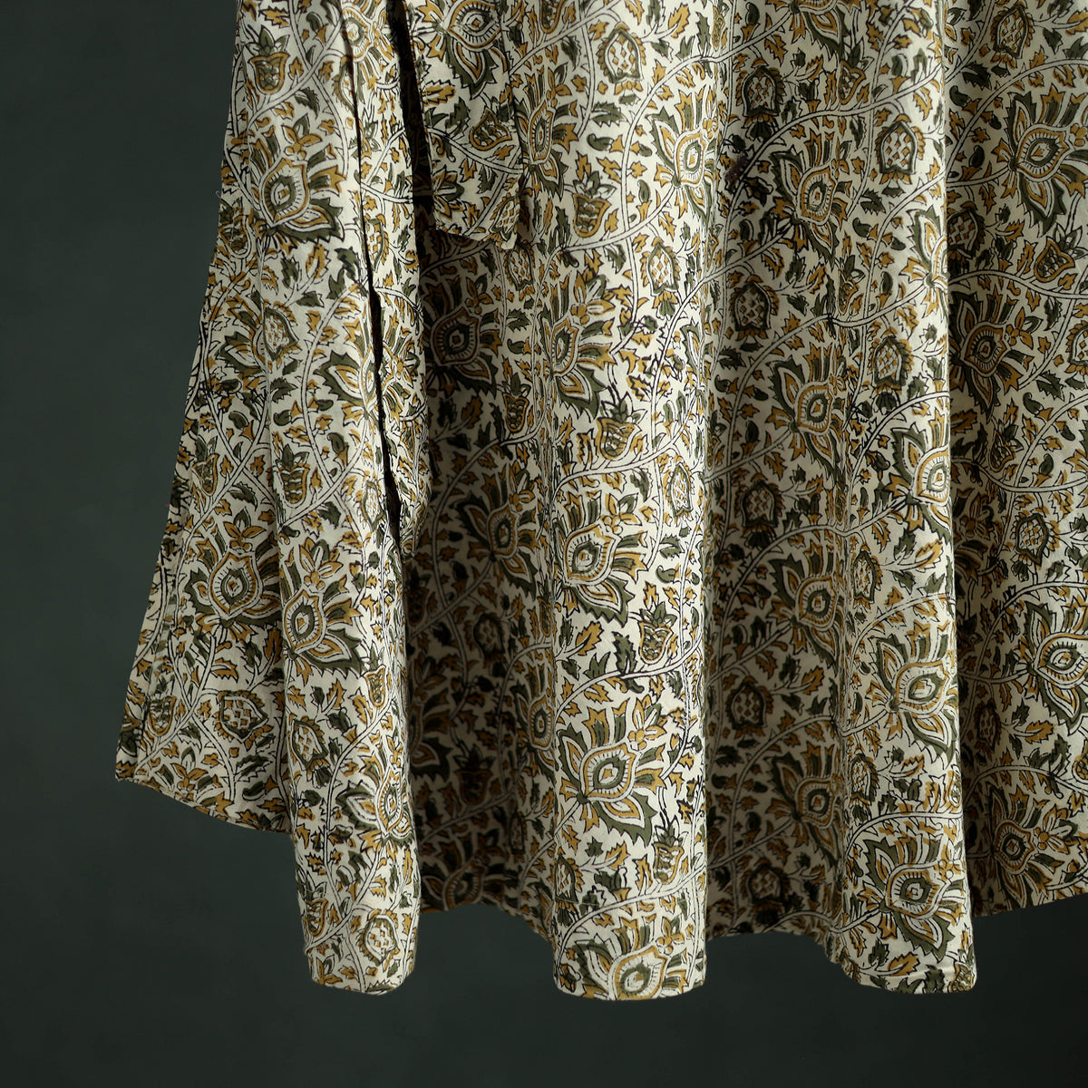 Bagru Hand Block Print Cotton Wrap Around Skirt 86