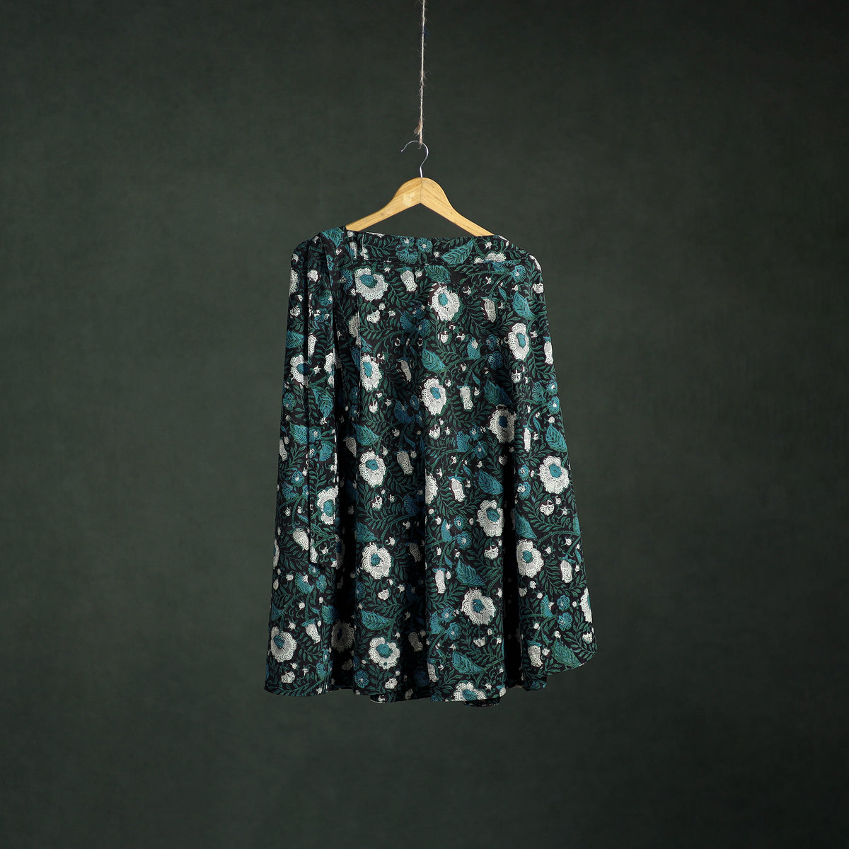 Bagru Hand Block Print Cotton Wrap Around Skirt 87