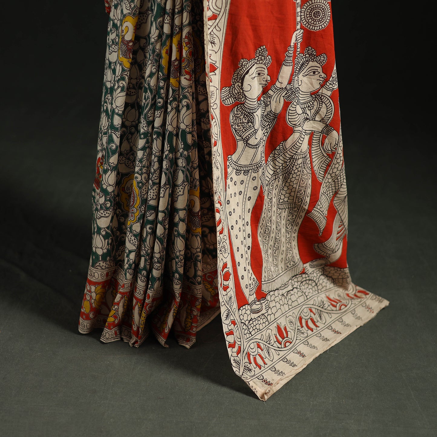 Kalamkari Printed Cotton Saree 58