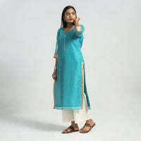 Maheshwari Cotton Kurta with Dupatta Set