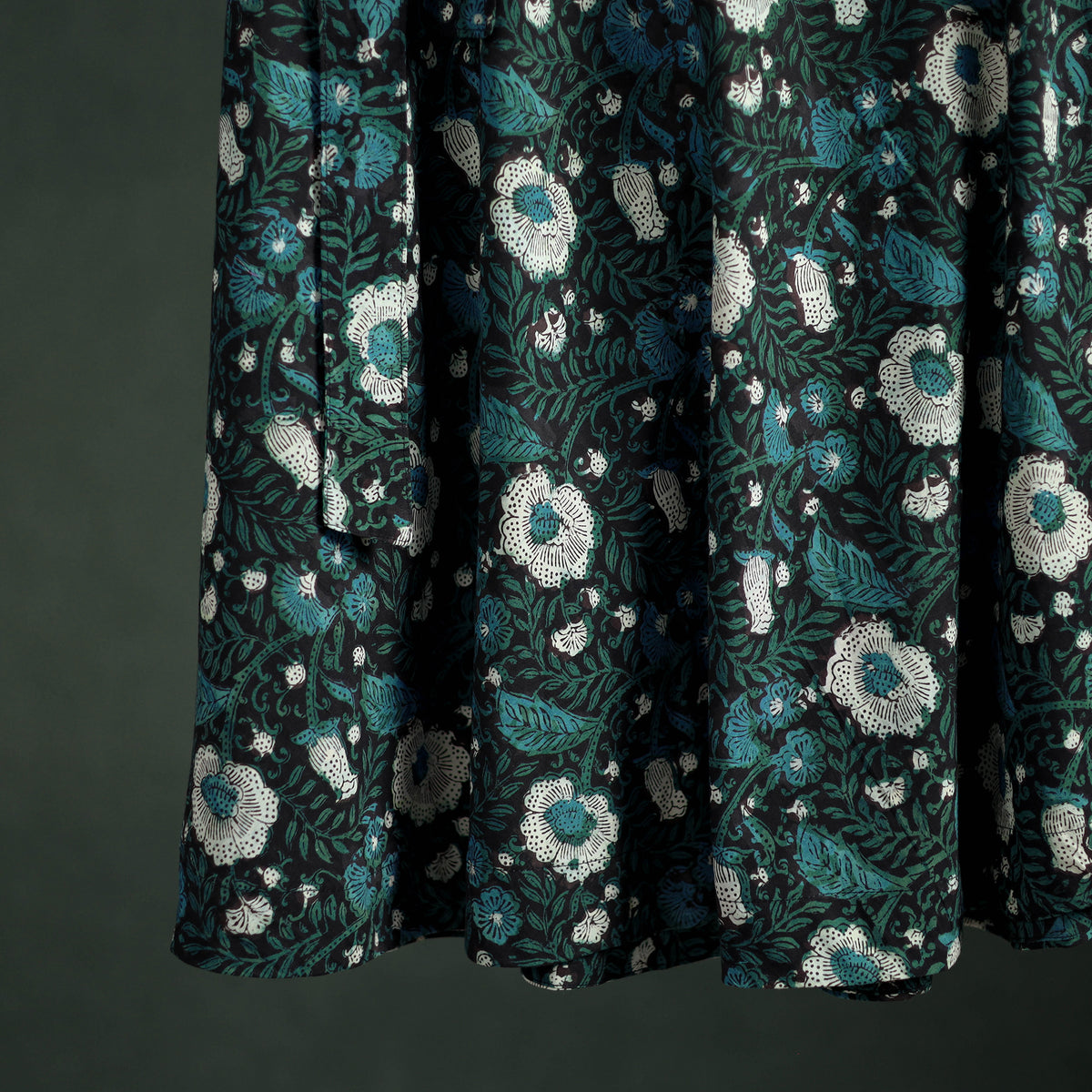 Bagru Hand Block Print Cotton Wrap Around Skirt 87