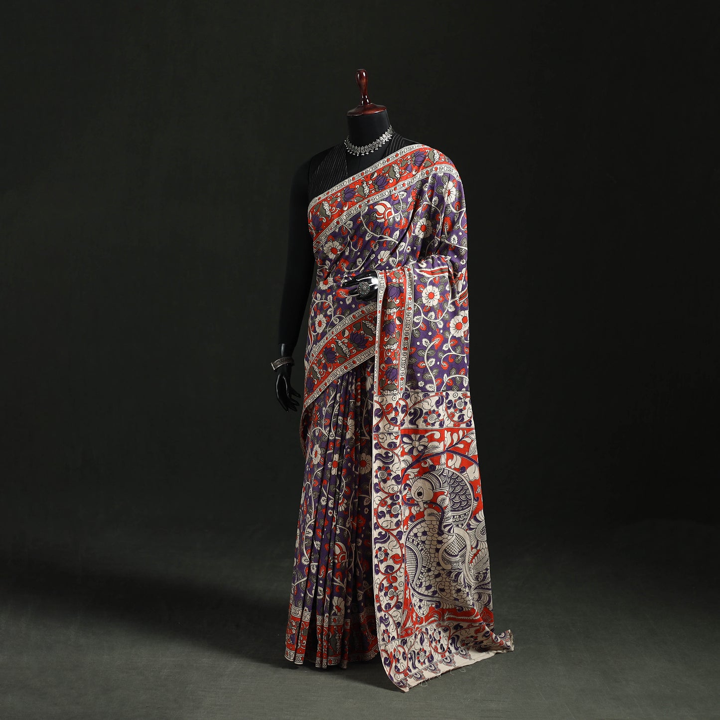 Kalamkari Printed Cotton Saree 59
