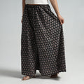 Buy Ajrakh Hand Block Printed Cotton Flared Palazzo Online at iTokri.com
