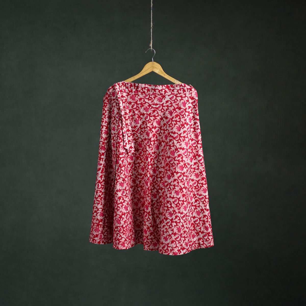 Batik Print Cotton Wrap Around Skirt 89