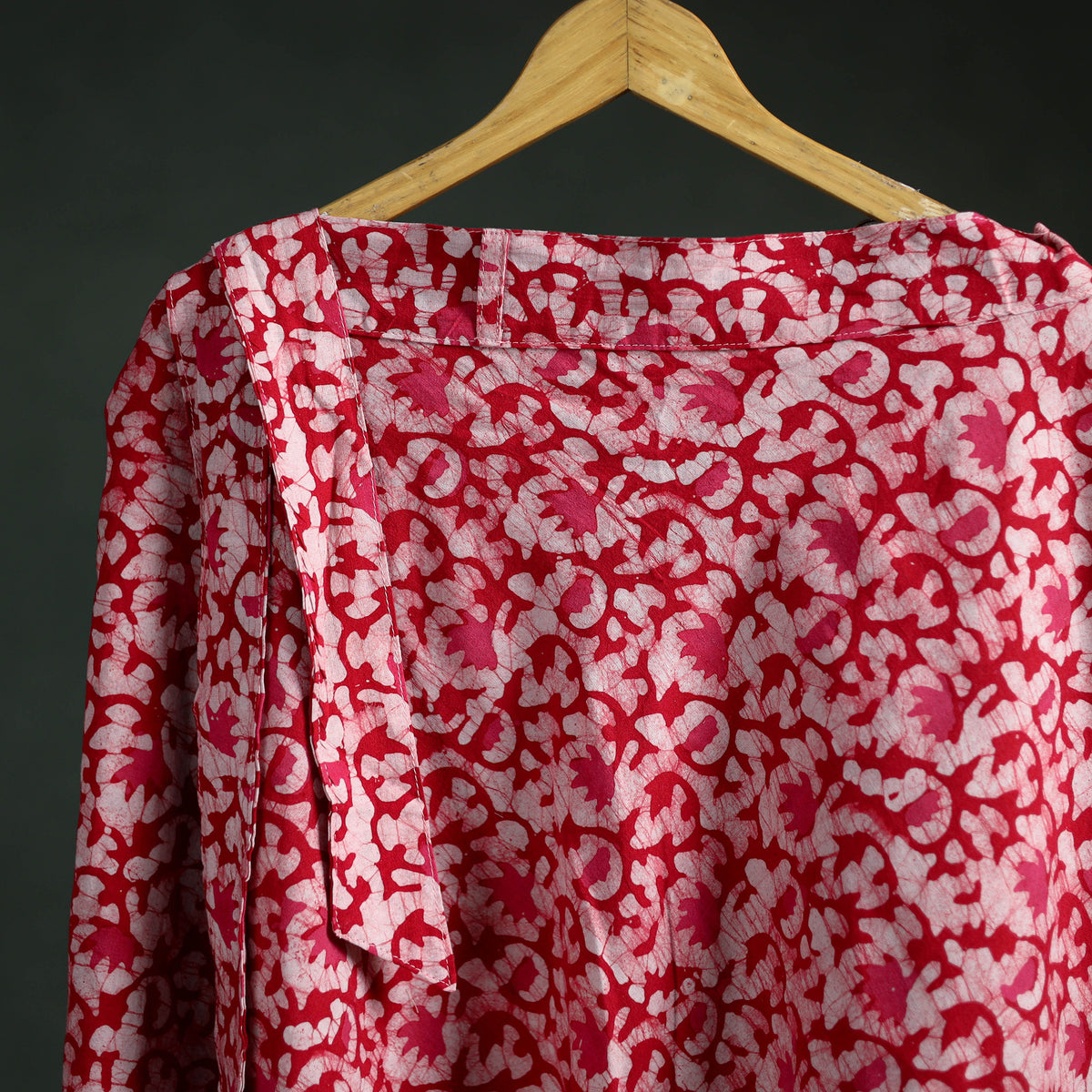 Batik Print Cotton Wrap Around Skirt 89