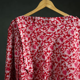 Batik Print Cotton Wrap Around Skirt 89