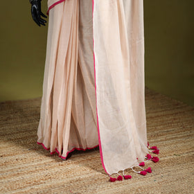 Plain Pure Mul Cotton Ready To Wear Saree 07