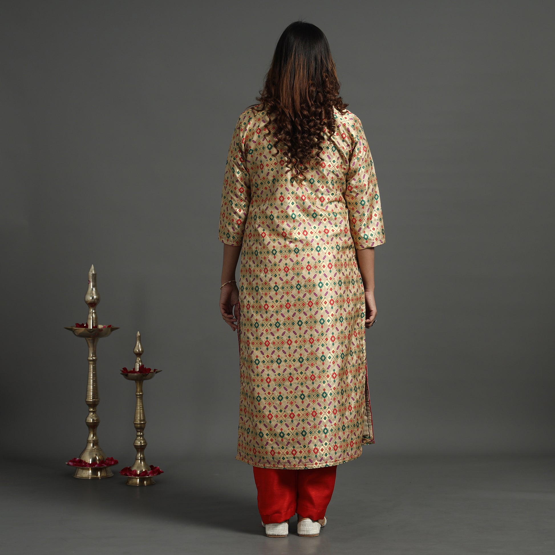 Banarasi Silk Kurta with Pant Set
