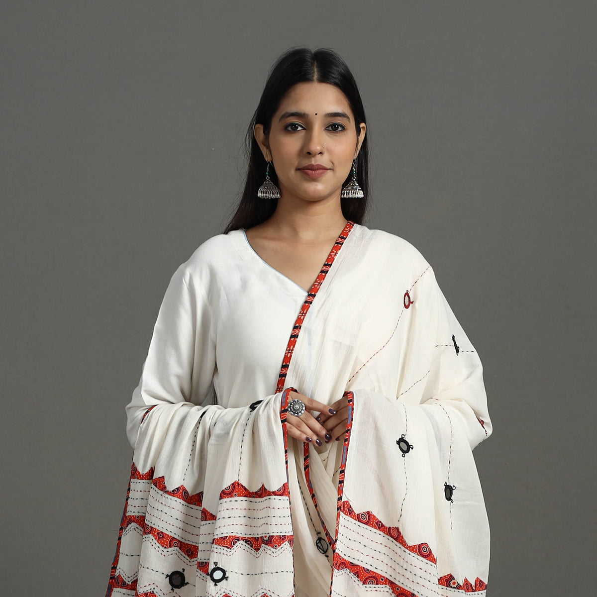 Tagai Kantha Dupatta 