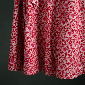 Batik Print Cotton Wrap Around Skirt 89