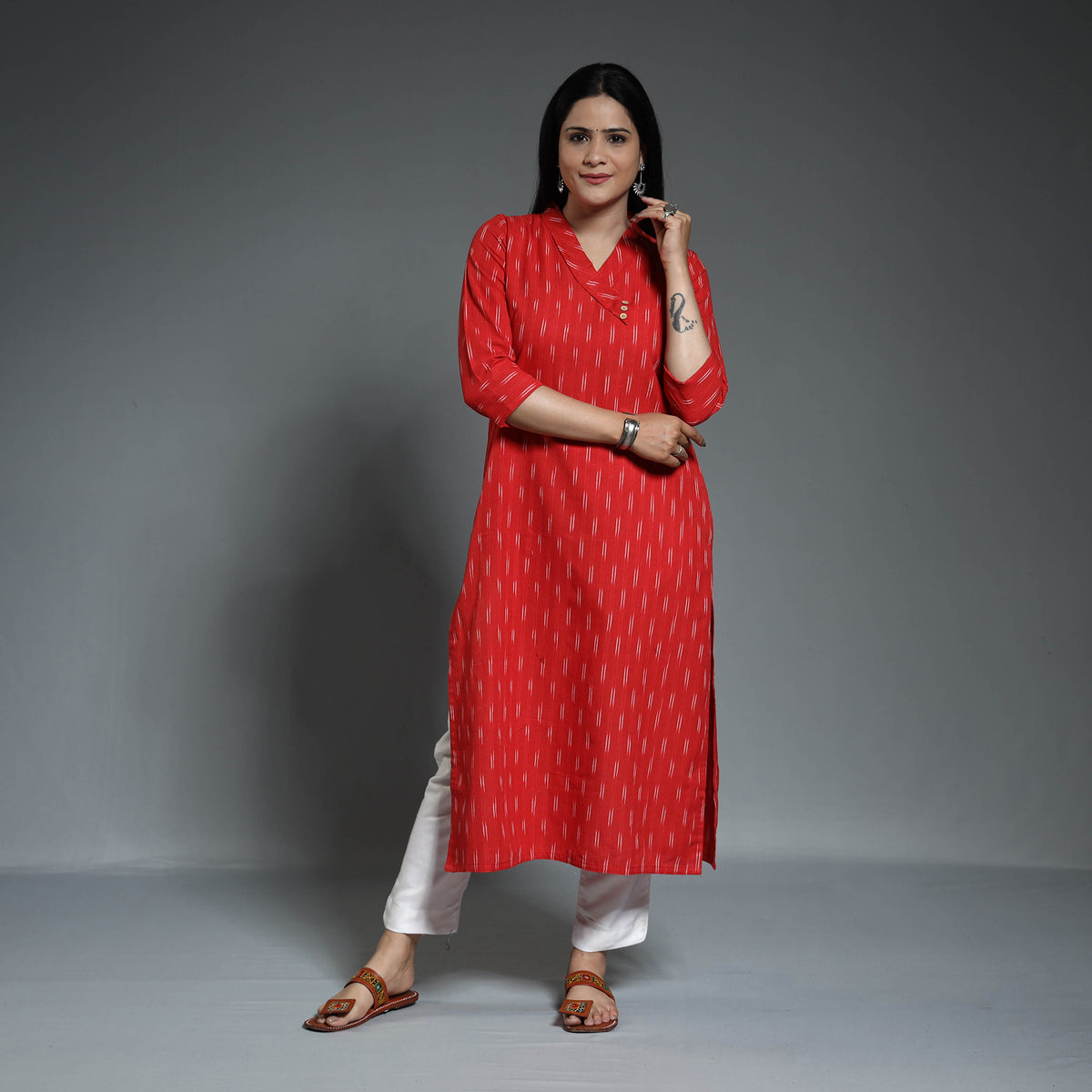 pochampally ikat kurta