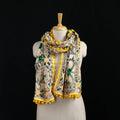 Ranihati Chanderi Silk Hand Embroidered Stole with Pom Pom 229