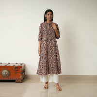 Natural Dyed Block Print Cotton Kalamkari Kurta 14