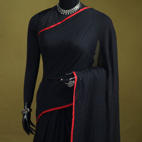 Plain Pure Mul Cotton Ready To Wear Saree 08