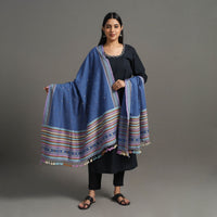 Kutch Embroidery Mirror Work Handwoven Woolen Shawl 06