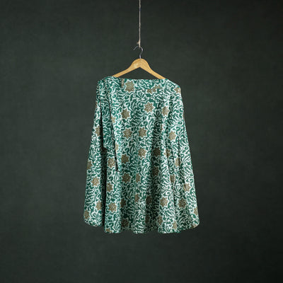 Batik Print Cotton Wrap Around Skirt 91