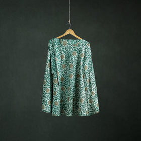 Batik Print Cotton Wrap Around Skirt 91