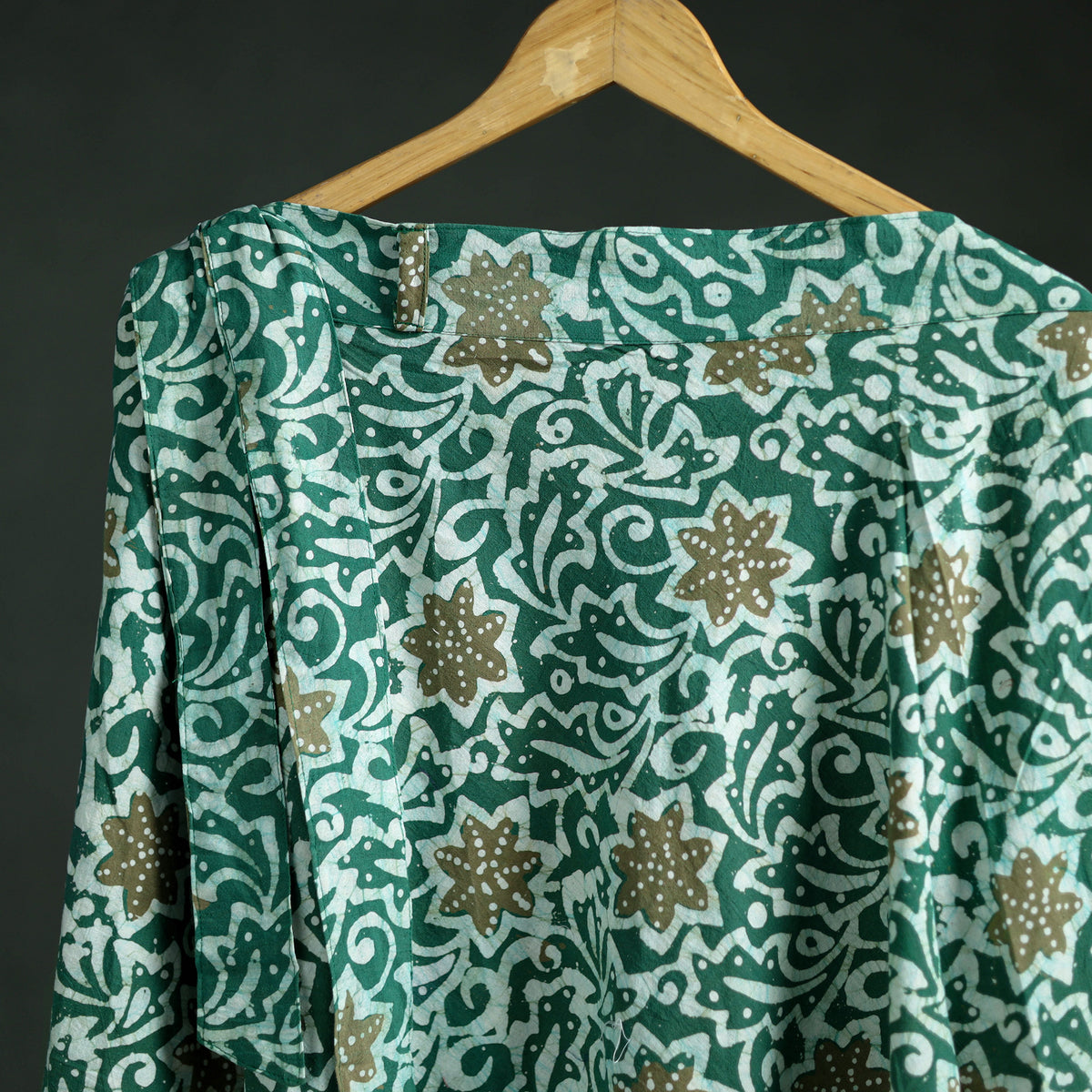 Batik Print Cotton Wrap Around Skirt 91